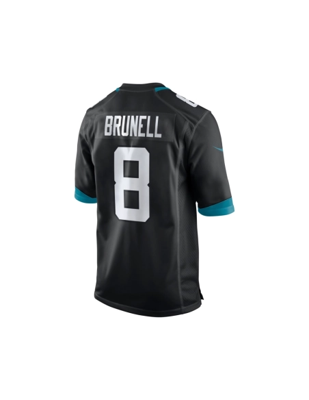 Mens Jacksonville Jaguars Mark Brunell Black Game Retired Player Jersey