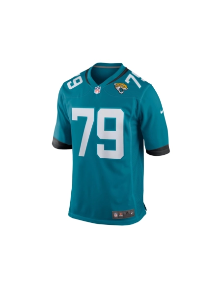 Mens Jacksonville Jaguars Luke Fortner Teal Game Jersey