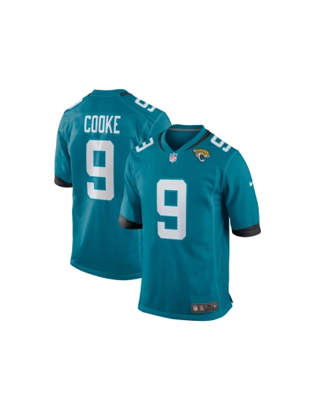 Mens Jacksonville Jaguars Logan Cooke Teal Game Jersey