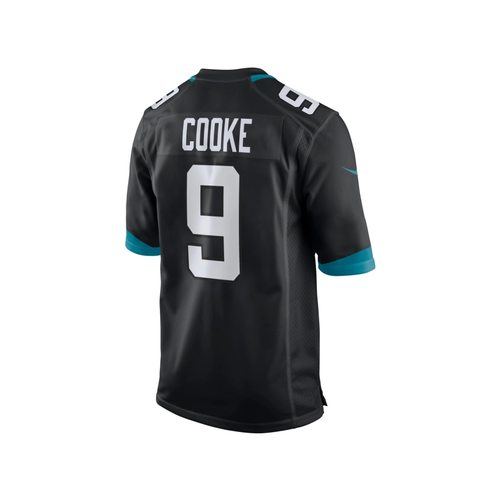 Mens Jacksonville Jaguars Logan Cooke Black Game Jersey