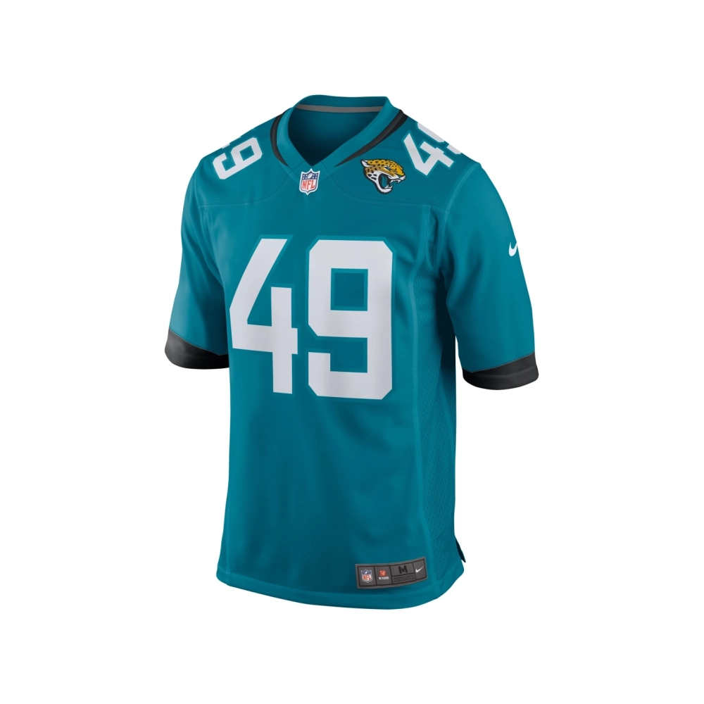 Mens Jacksonville Jaguars Leonard Taylor Teal Game Jersey