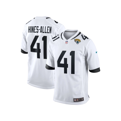 Mens Jacksonville Jaguars Josh Hines-Allen White Player Game Jersey
