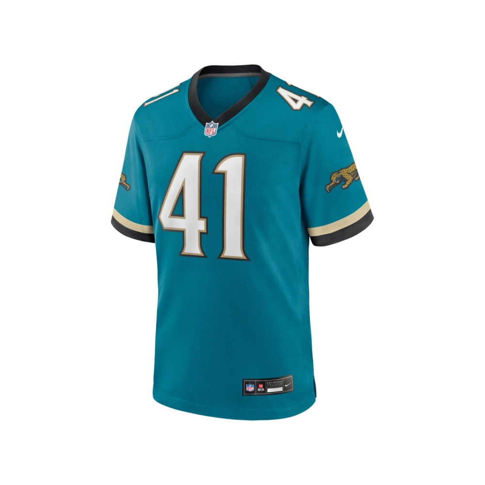 Mens Jacksonville Jaguars Josh Hines-Allen Teal Prowler Throwback Player Game Jersey