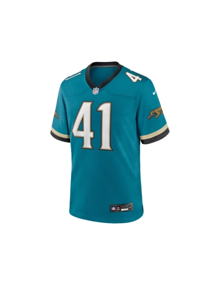Mens Jacksonville Jaguars Josh Hines-Allen Teal Prowler Throwback Player Game Jersey