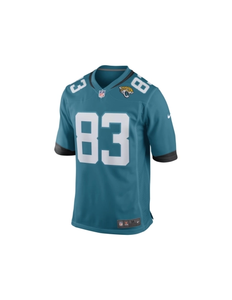 Mens Jacksonville Jaguars Jaylon Moore Teal Game Player Jersey