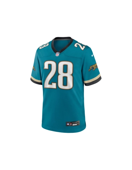 Mens Jacksonville Jaguars Fred Taylor Teal Prowler Throwback Retired Player Game Jersey