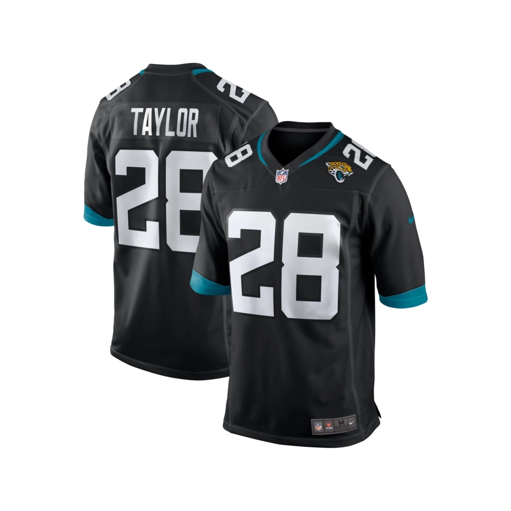 Mens Jacksonville Jaguars Fred Taylor Black Game Retired Player Jersey