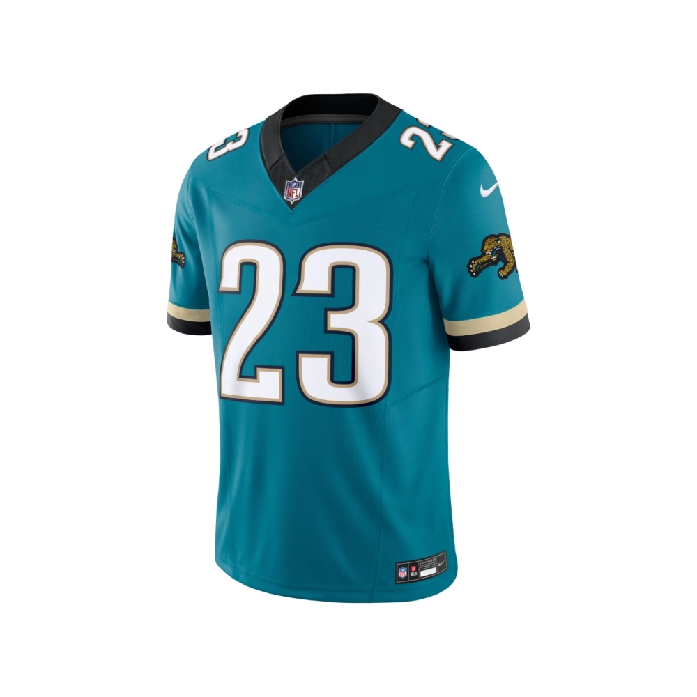 Mens Jacksonville Jaguars Foye Oluokun Teal Prowler Throwback Vapor F.U.S.E. Limited Jersey