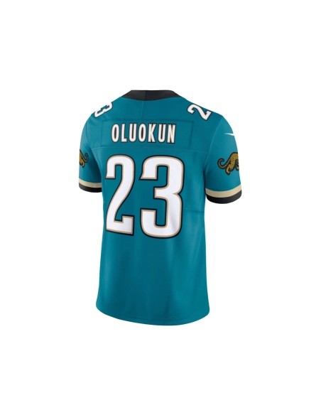 Mens Jacksonville Jaguars Foye Oluokun Teal Prowler Throwback Vapor F.U.S.E. Limited Jersey
