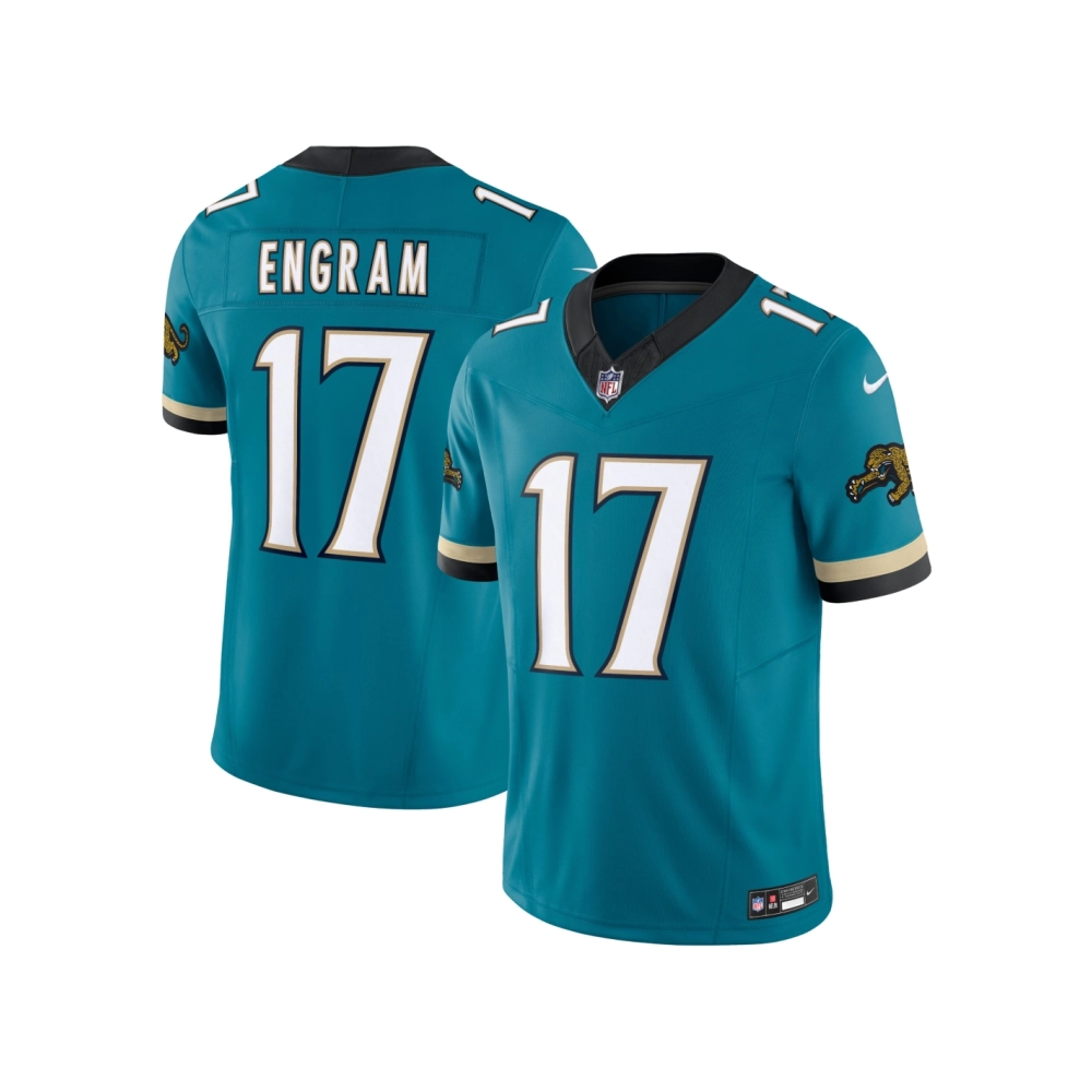 Mens Jacksonville Jaguars Evan Engram Teal Prowler Throwback Vapor F.U.S.E. Limited Jersey