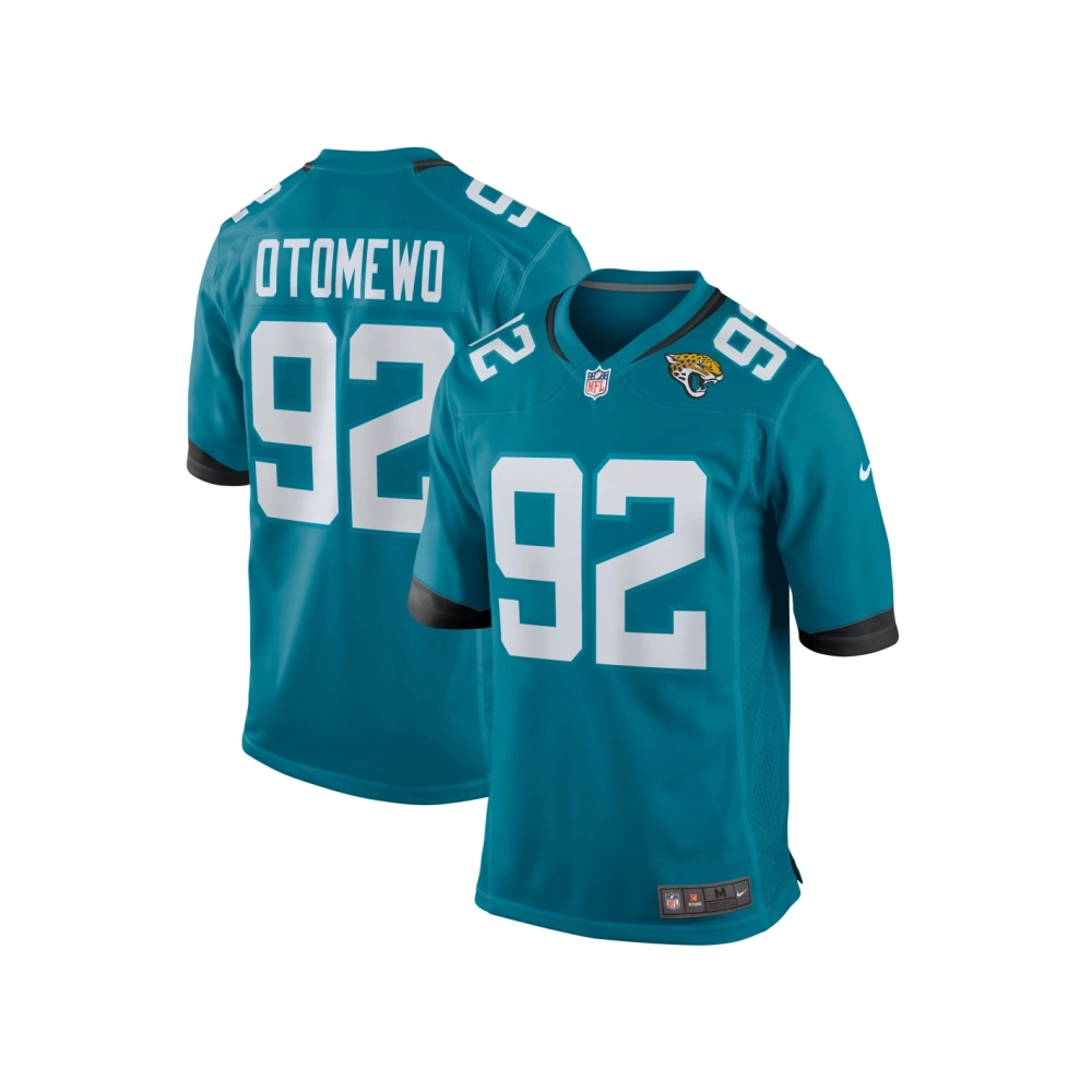 Mens Jacksonville Jaguars Esezi Otomewo Teal Team Game Jersey
