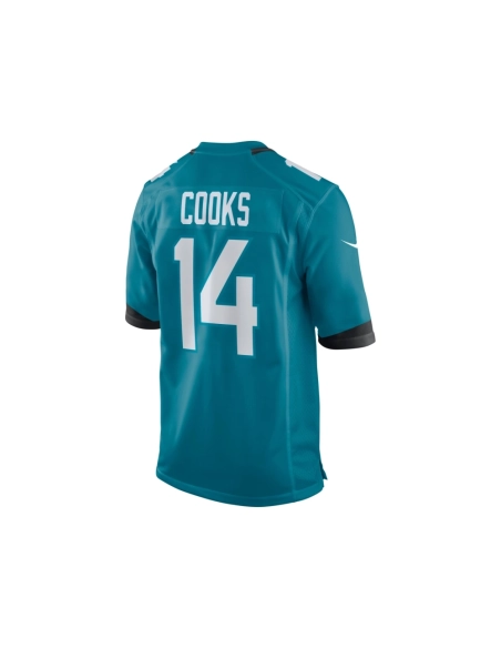 Mens Jacksonville Jaguars Elijah Cooks Teal Team Game Jersey