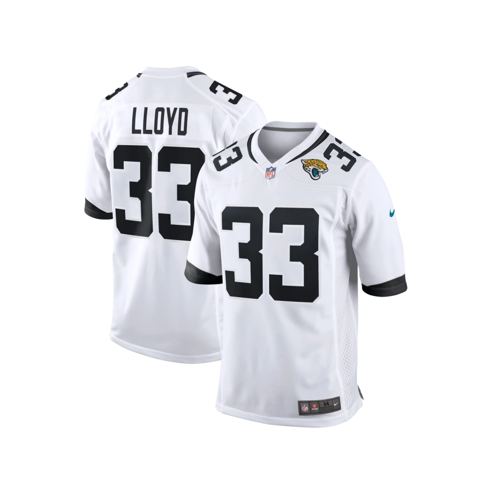 Mens Jacksonville Jaguars Devin Lloyd White Away Game Player Jersey