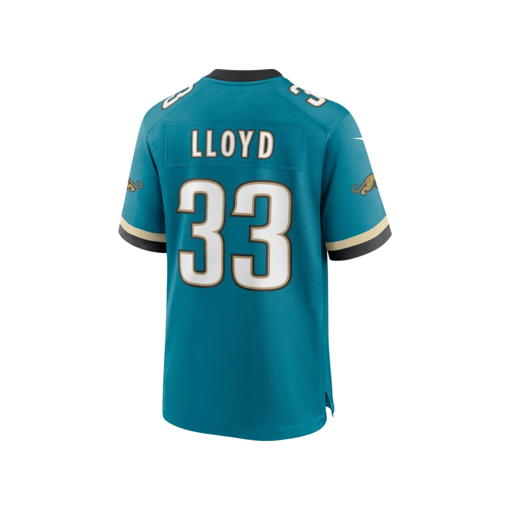 Mens Jacksonville Jaguars Devin Lloyd Teal Prowler Throwback Player Game Jersey