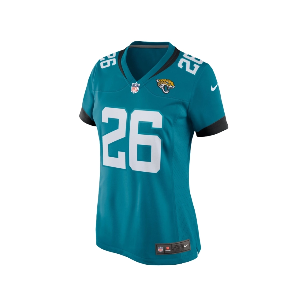 Mens Jacksonville Jaguars DErnest Johnson Teal Game Jersey