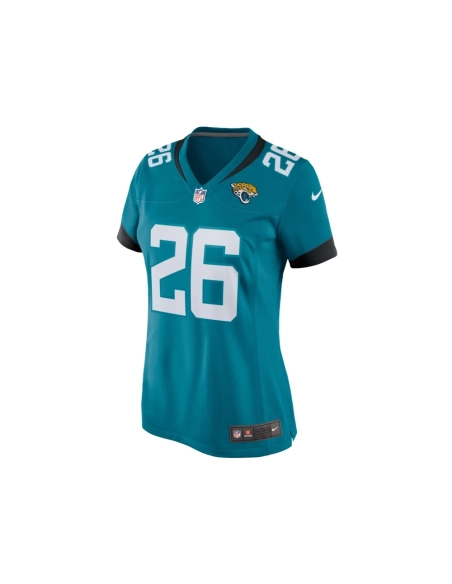 Mens Jacksonville Jaguars DErnest Johnson Teal Game Jersey