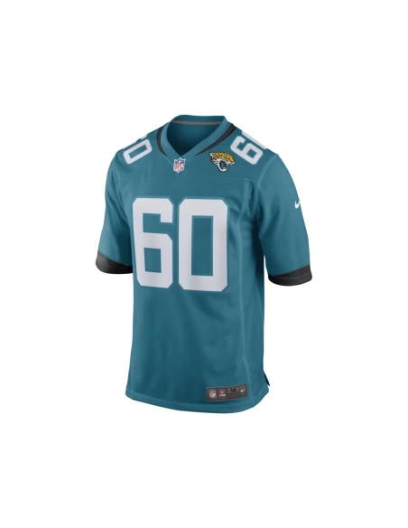 Mens Jacksonville Jaguars Darryl Williams Teal Game Player Jersey