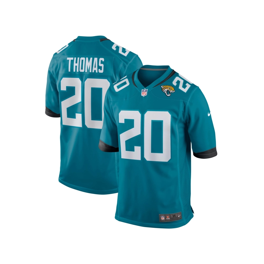 Mens Jacksonville Jaguars Daniel Thomas Teal Game Jersey