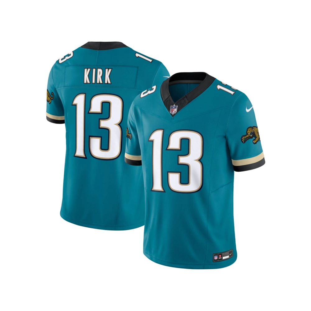 Mens Jacksonville Jaguars Christian Kirk Teal Prowler Throwback Vapor F.U.S.E. Limited Jersey