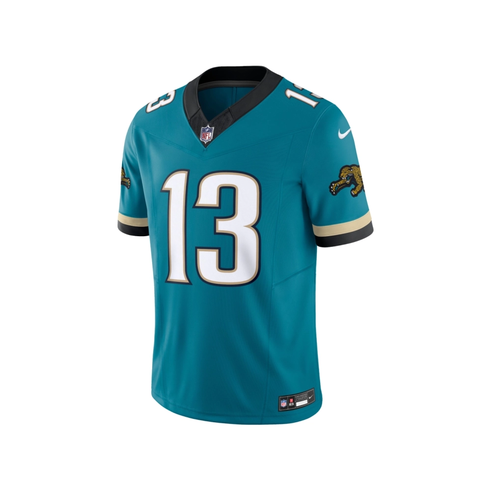 Mens Jacksonville Jaguars Christian Kirk Teal Prowler Throwback Vapor F.U.S.E. Limited Jersey