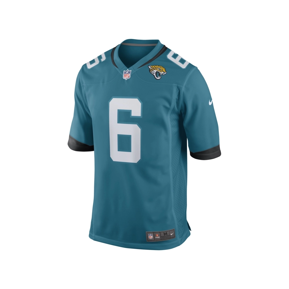 Mens Jacksonville Jaguars Chris Claybrooks Teal Game Player Jersey