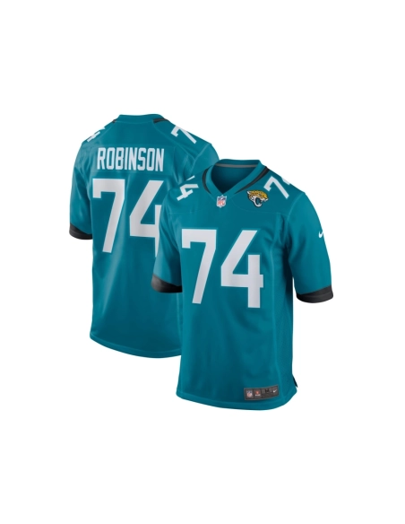 Mens Jacksonville Jaguars Cam Robinson Teal Game Jersey