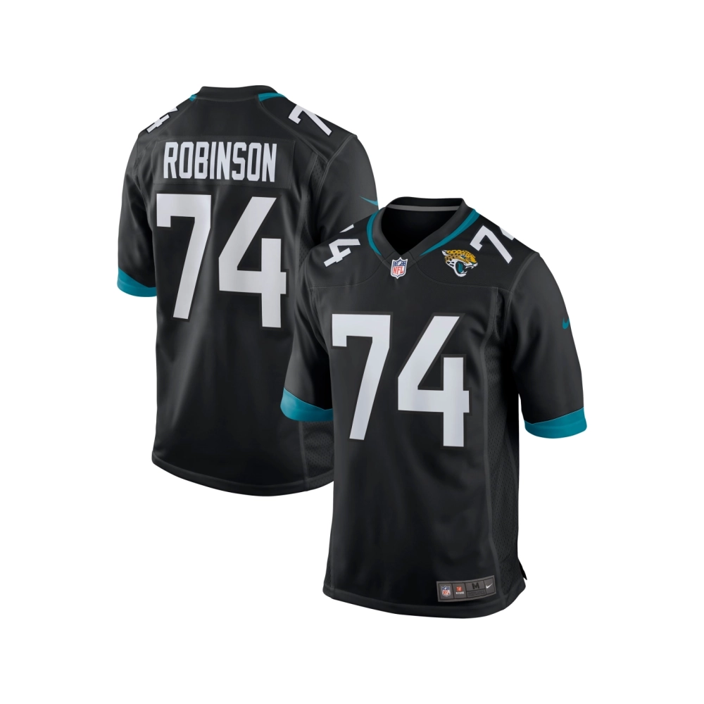 Mens Jacksonville Jaguars Cam Robinson Black Game Jersey
