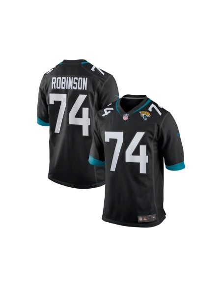 Mens Jacksonville Jaguars Cam Robinson Black Game Jersey