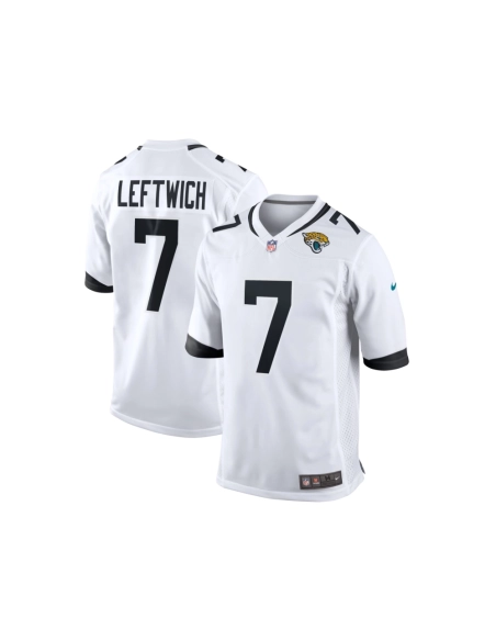 Mens Jacksonville Jaguars Byron Leftwich White Retired Player Game Jersey