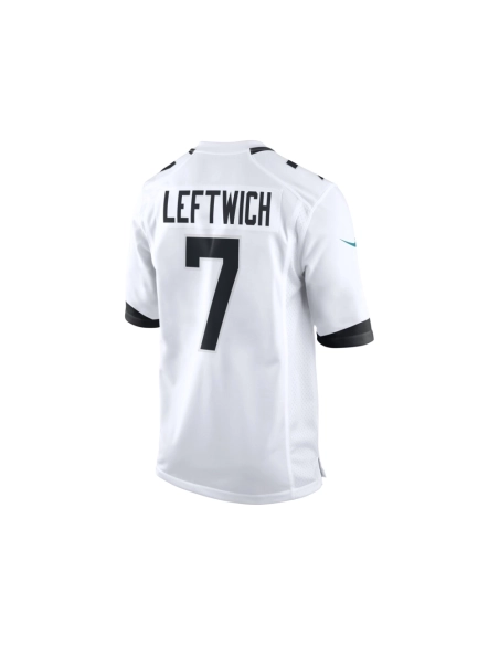 Mens Jacksonville Jaguars Byron Leftwich White Retired Player Game Jersey