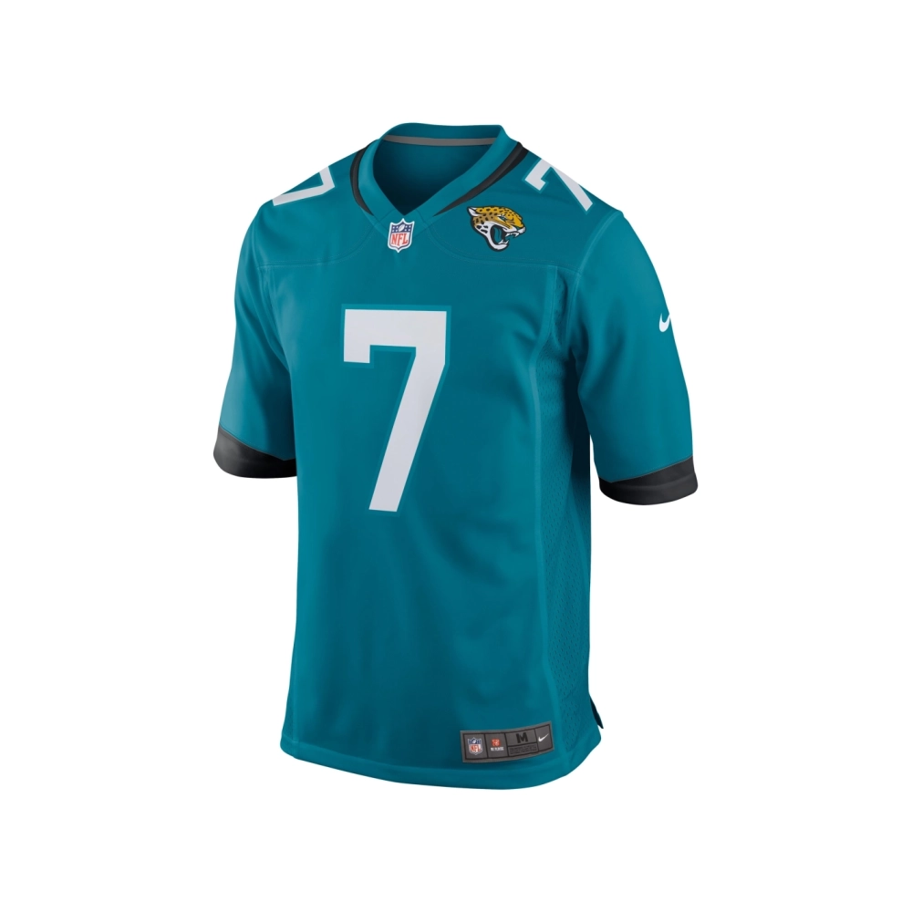 Mens Jacksonville Jaguars Byron Leftwich Teal Retired Player Game Jersey