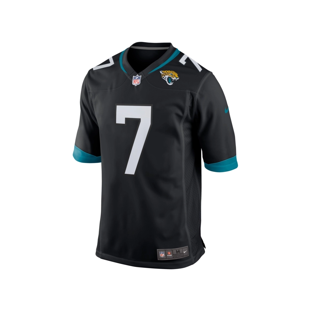 Mens Jacksonville Jaguars Byron Leftwich Black Alternate Retired Player Game Jersey