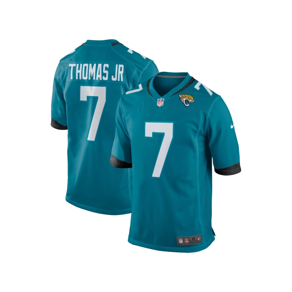 Mens Jacksonville Jaguars Brian Thomas Jr Teal 2024 NFL Draft First Round Pick Player Game Jersey