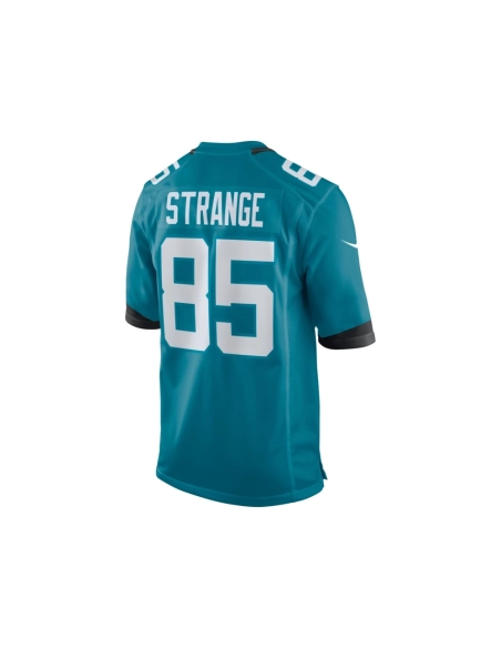 Mens Jacksonville Jaguars Brenton Strange Teal Team Game Jersey