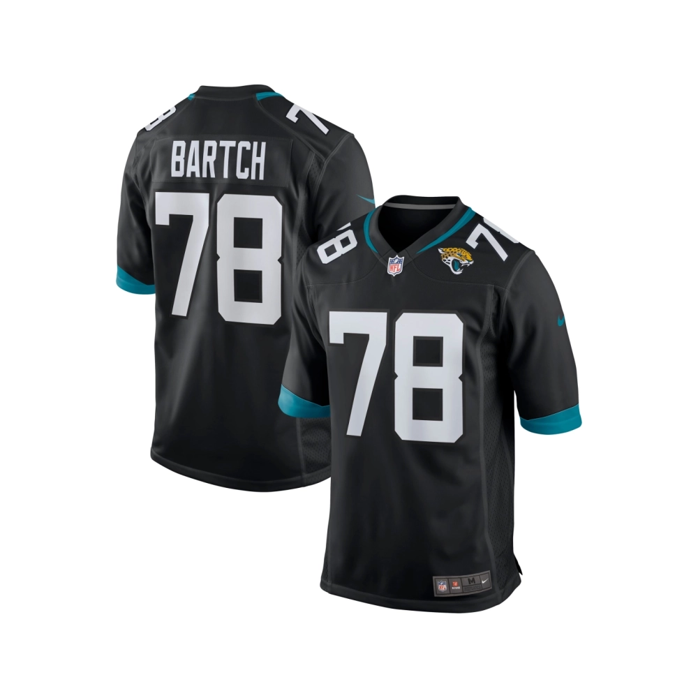 Mens Jacksonville Jaguars Ben Bartch Black Game Jersey