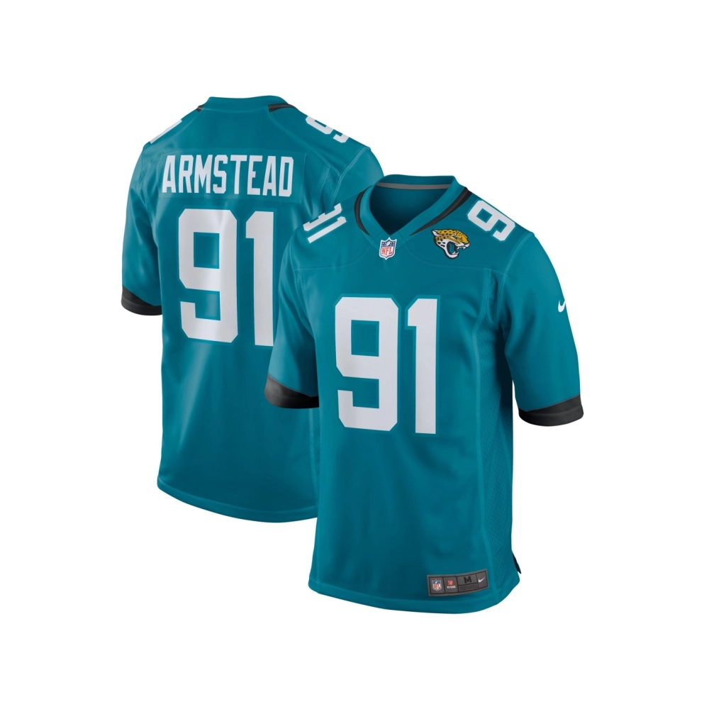 Mens Jacksonville Jaguars Arik Armstead Teal Team Game Jersey