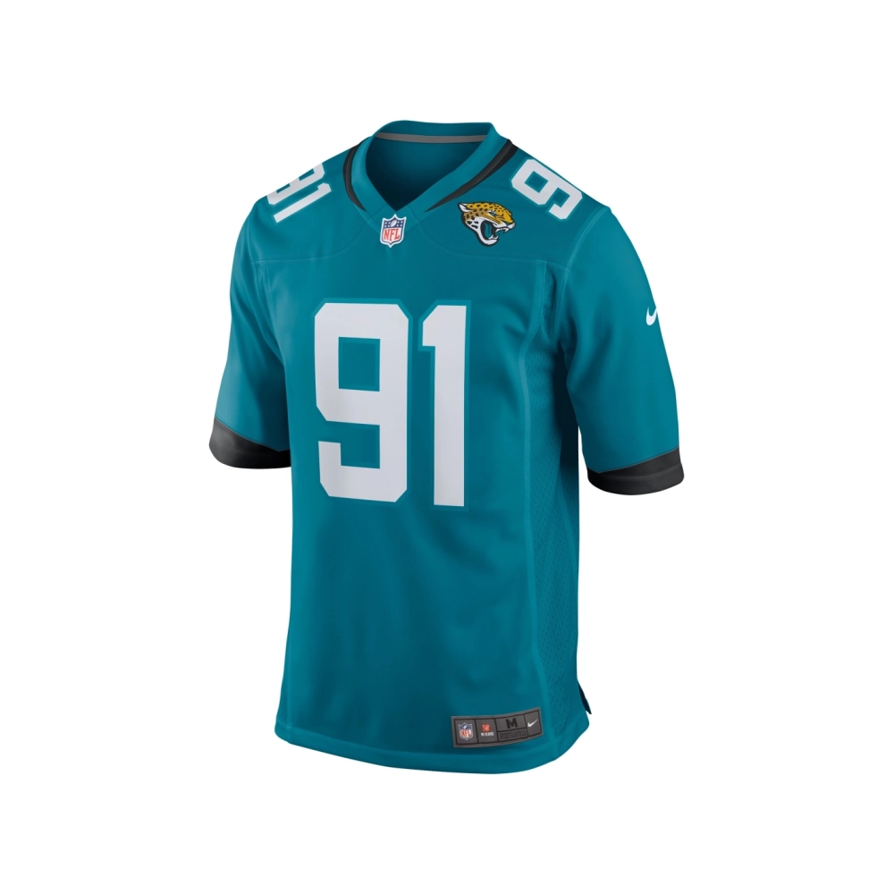 Mens Jacksonville Jaguars Arik Armstead Teal Team Game Jersey