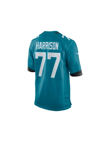 Mens Jacksonville Jaguars Anton Harrison Teal 2023 NFL Draft First Round Pick Game Jersey