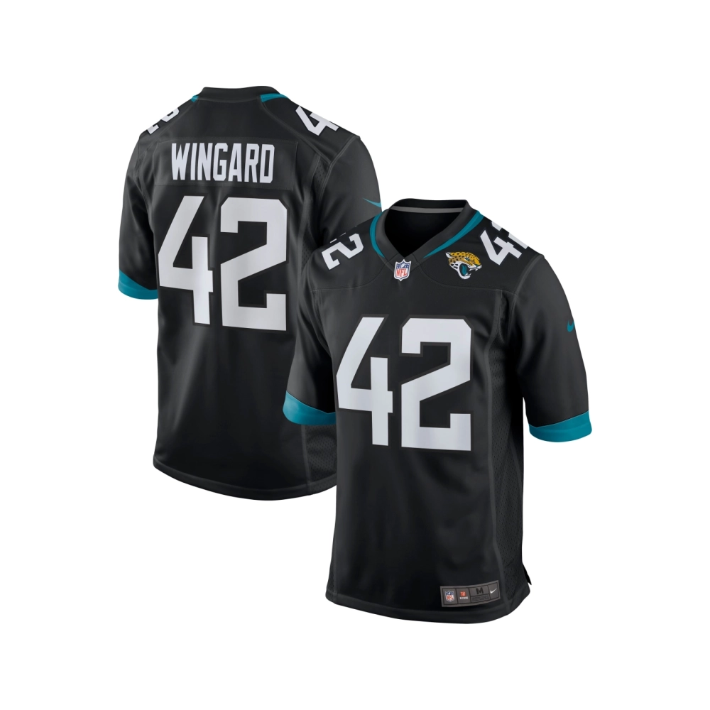 Mens Jacksonville Jaguars Andrew Wingard Black Game Jersey