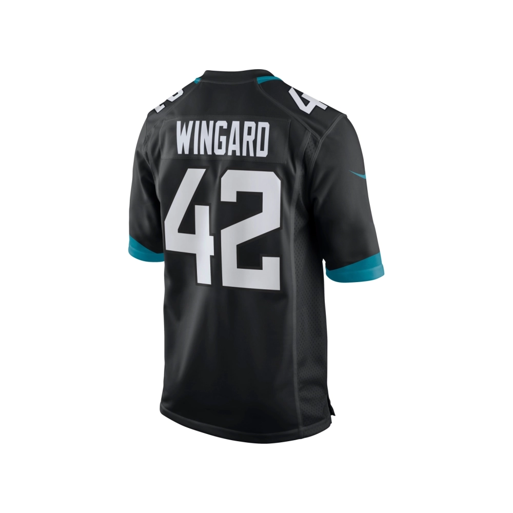 Mens Jacksonville Jaguars Andrew Wingard Black Game Jersey