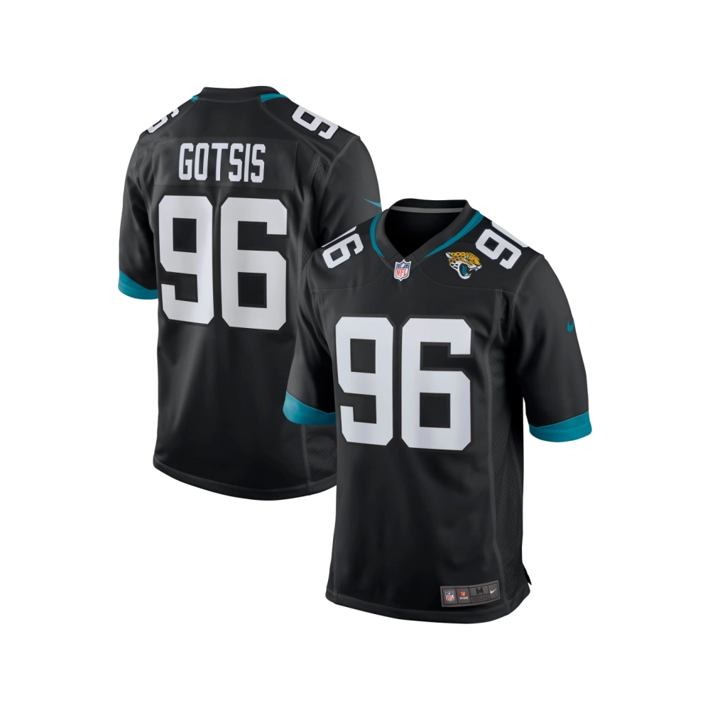 Mens Jacksonville Jaguars Adam Gotsis Black Game Jersey
