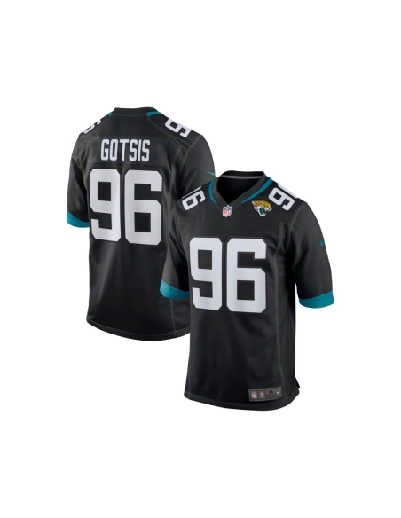 Mens Jacksonville Jaguars Adam Gotsis Black Game Jersey