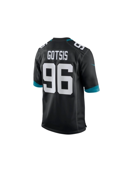 Mens Jacksonville Jaguars Adam Gotsis Black Game Jersey
