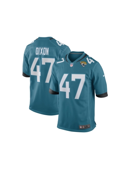 Mens DeShaan Dixon Jacksonville Jaguars Teal Team Game Player Jersey
