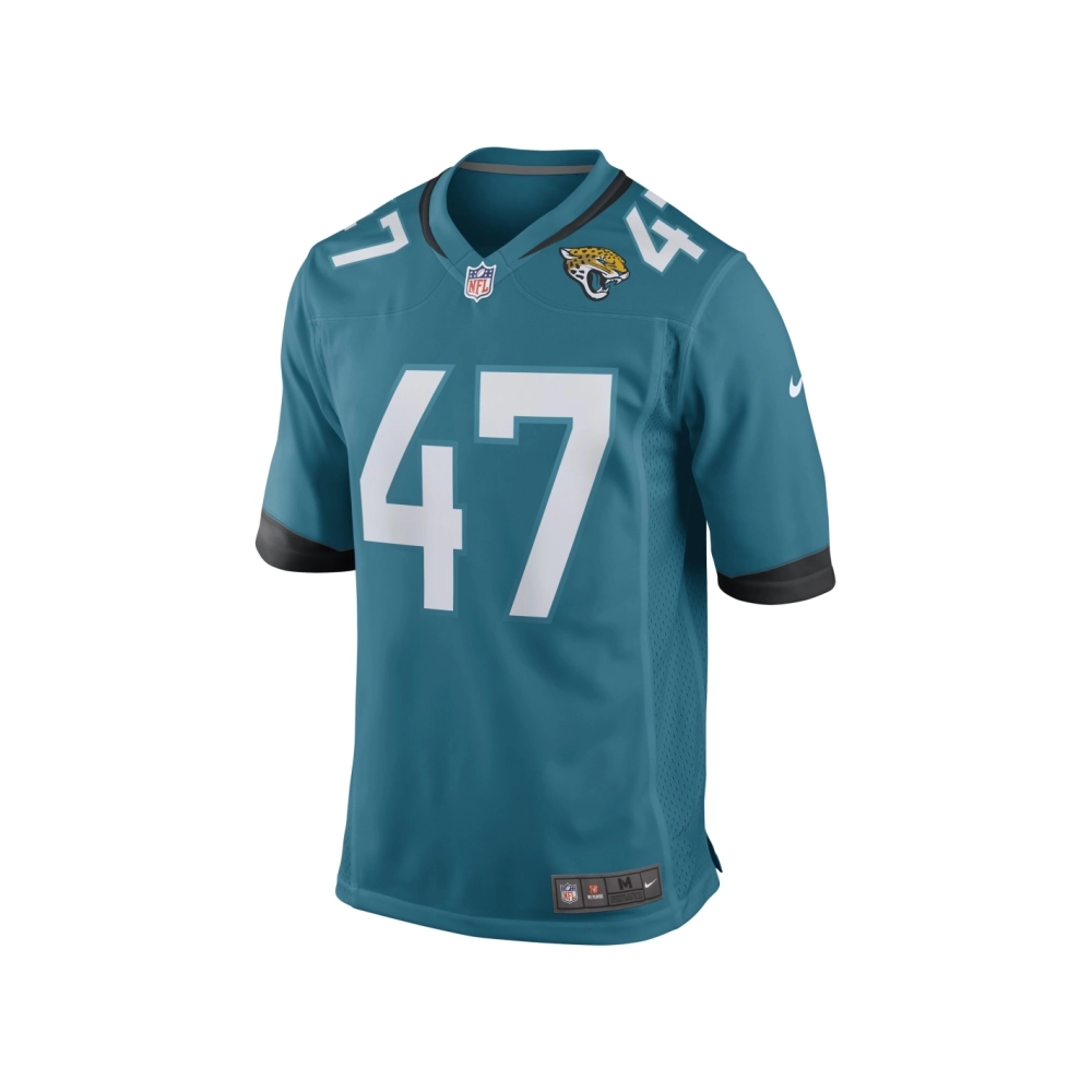 Mens DeShaan Dixon Jacksonville Jaguars Teal Team Game Player Jersey