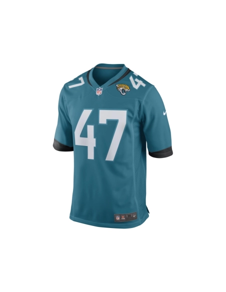 Mens DeShaan Dixon Jacksonville Jaguars Teal Team Game Player Jersey