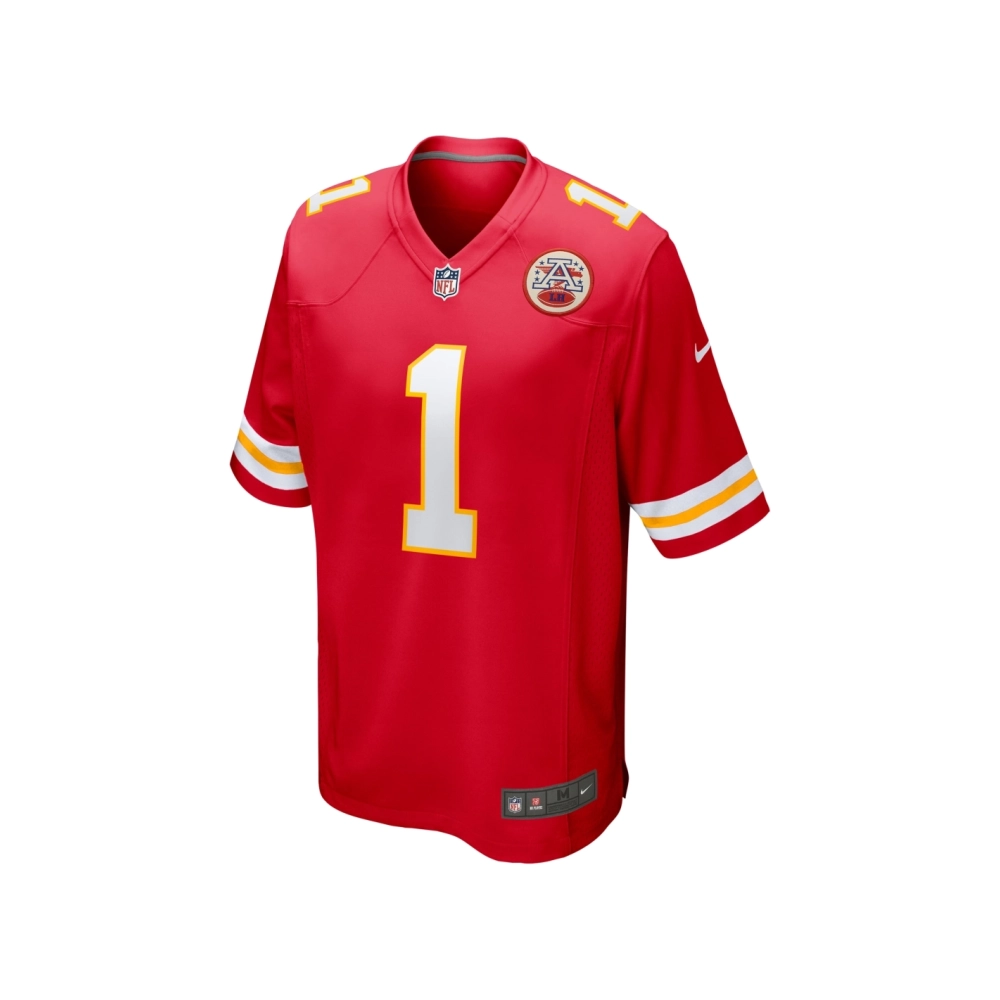 Mens Kansas City Chiefs Xavier Worthy Red 2024 NFL Draft First Round Pick Player Game Jersey