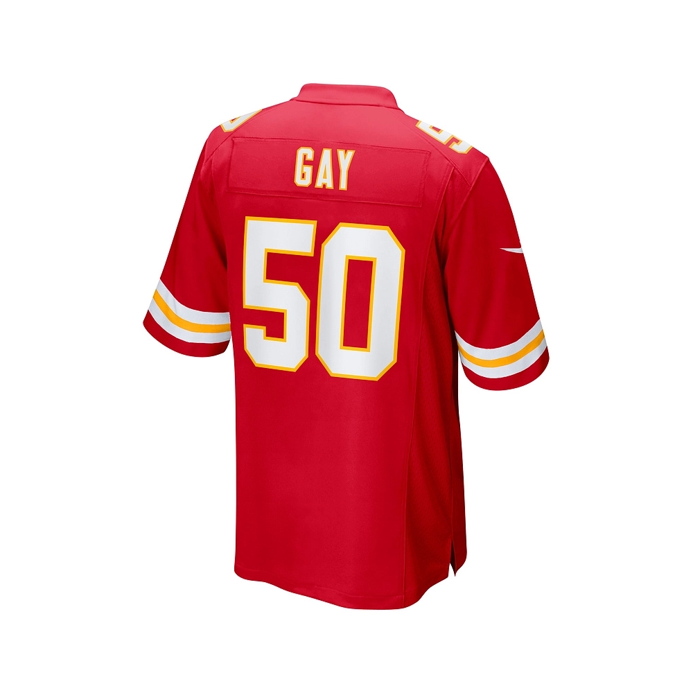 Mens Kansas City Chiefs Willie Gay Red Game Jersey