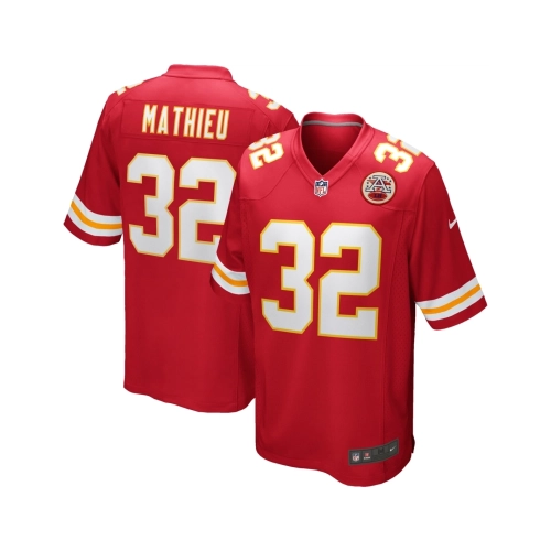 Mens Kansas City Chiefs Tyrann Mathieu Red Game Player Jersey