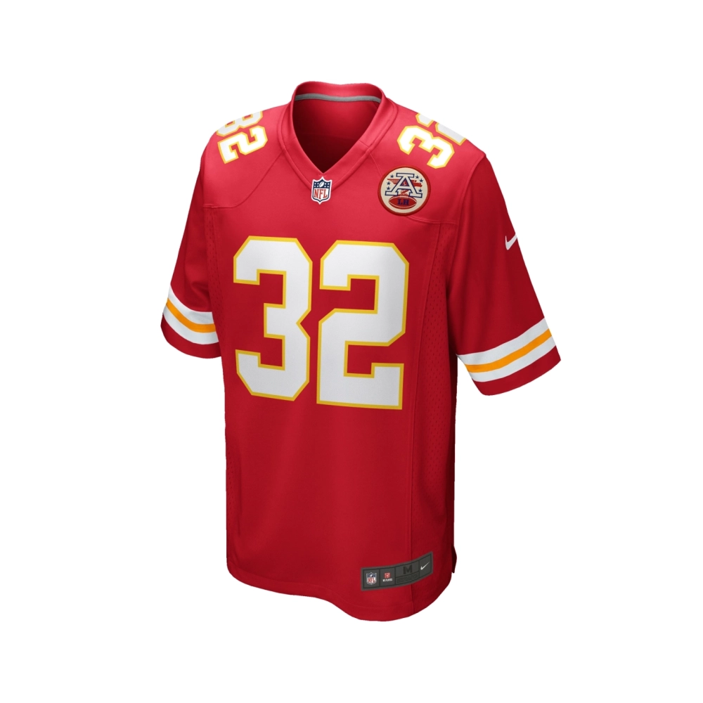 Mens Kansas City Chiefs Tyrann Mathieu Red Game Player Jersey